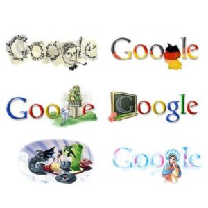 Google Logo on different occasions and events