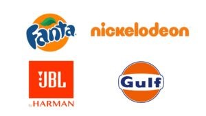 Logo of Fanta, Nickelodeon, JBL, Gulf