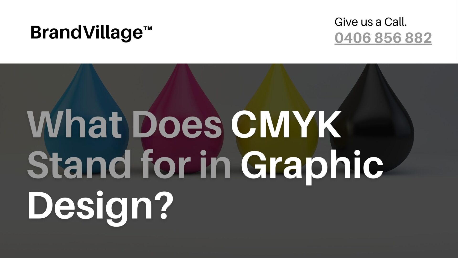 What Does CMYK Stand for in Graphic Design?